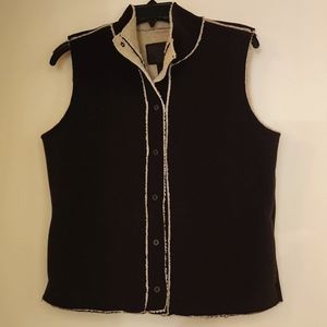 Ralph Lauren Shearling Vest Brown Medium